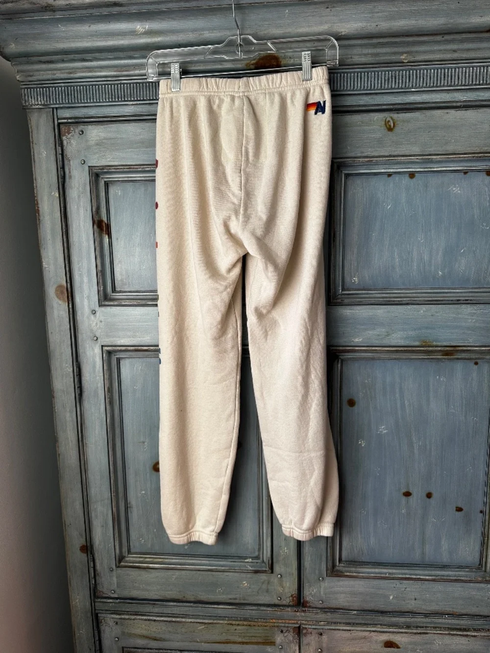 Aviator Nation Venice Sweatpants in Vintage White Size S - Picture 11 of 11